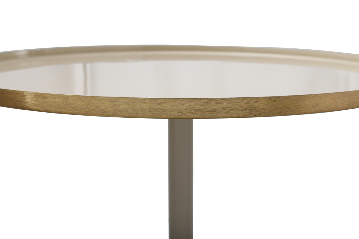 Kayoom Beistelltisch Art Deco 925 Elfenbein / Taupe