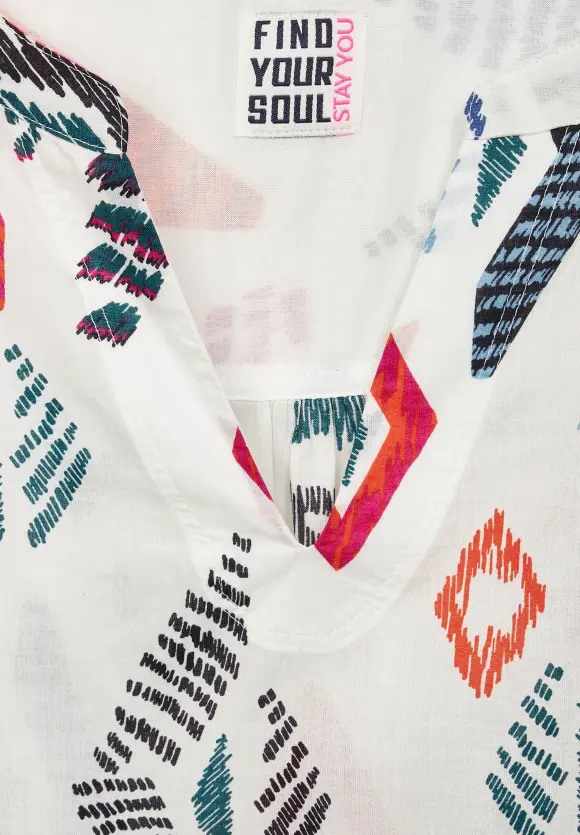 CECIL Printbluse in Baumwolle