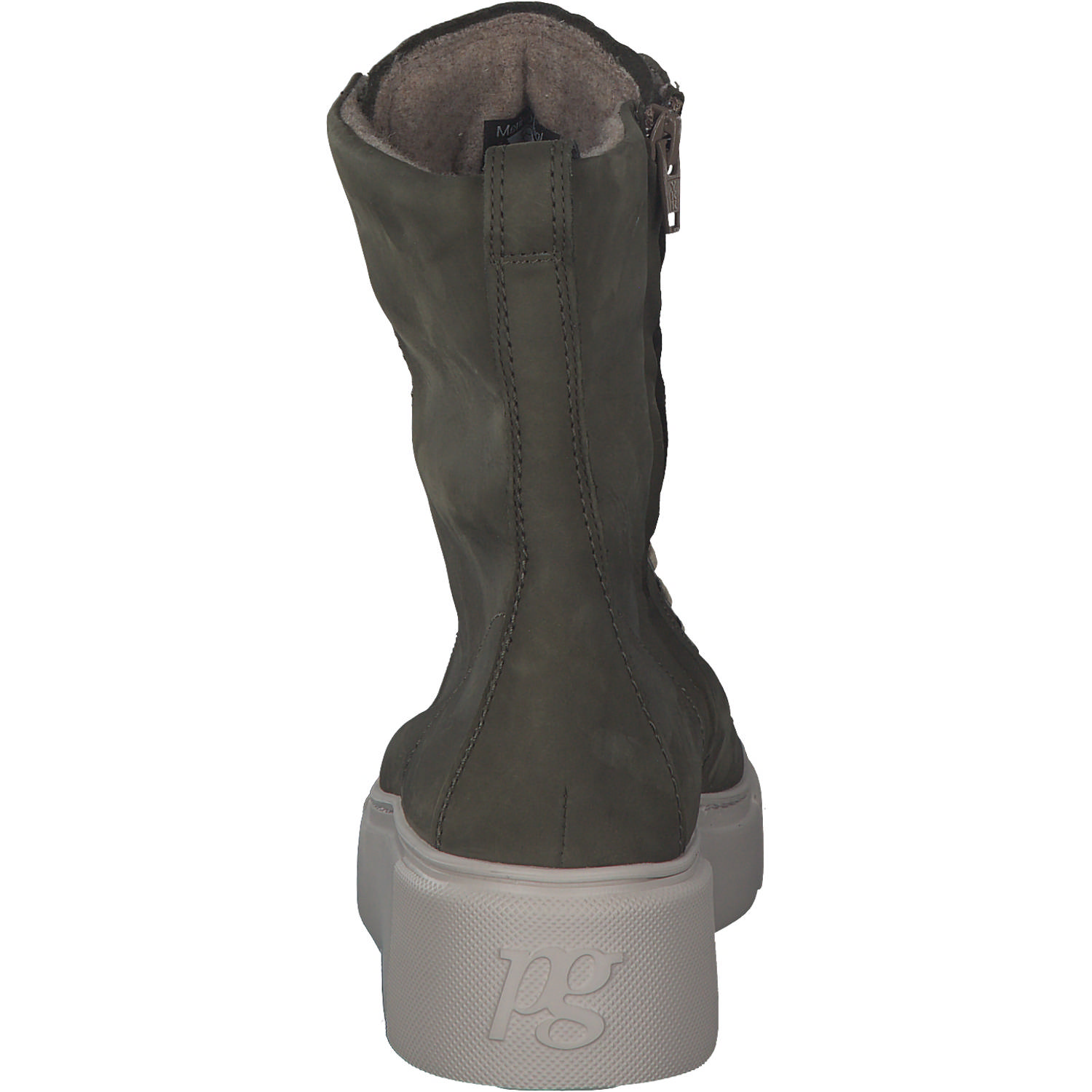 Paul Green 9870, Schnürstiefeletten, Damen, Olive