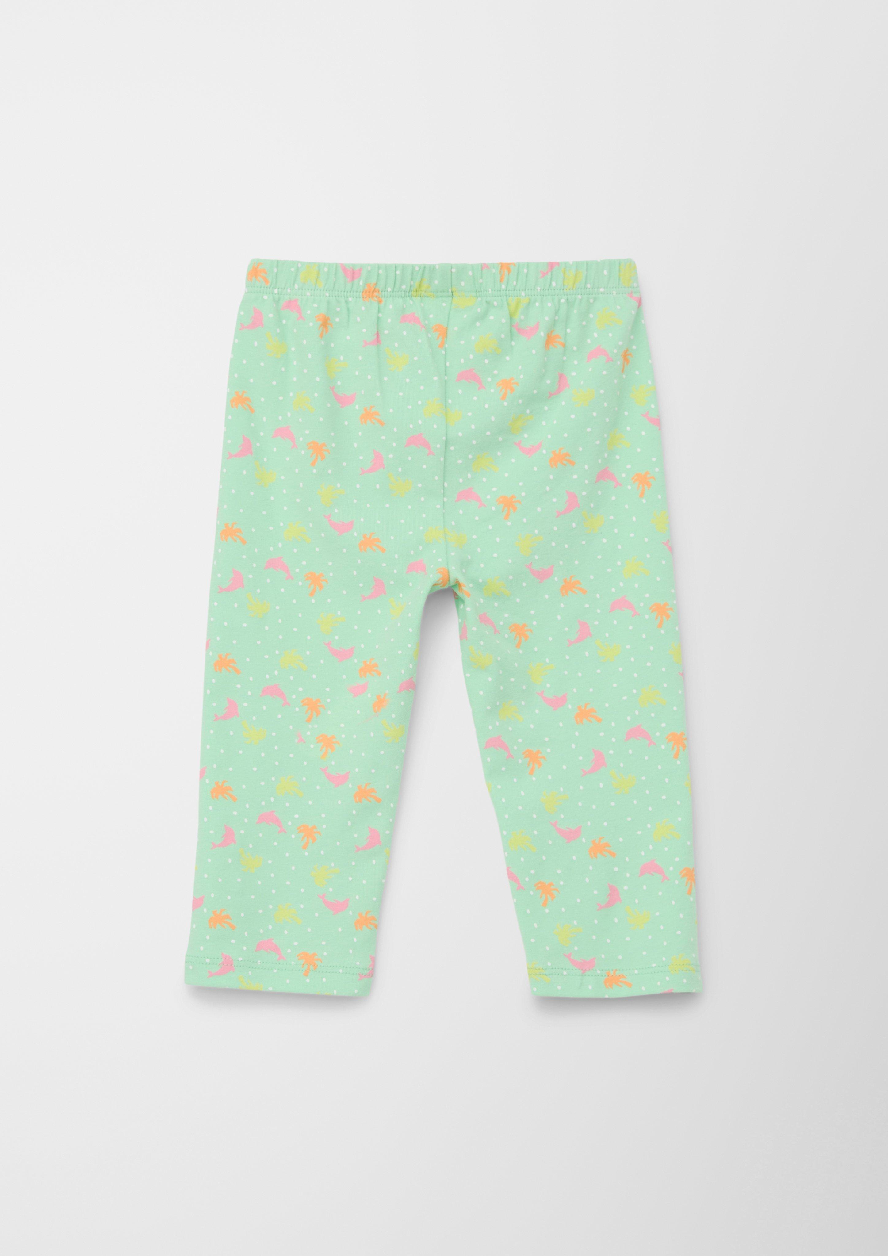 Capri-Leggings aus Baumwollstretch  2130586-73A4