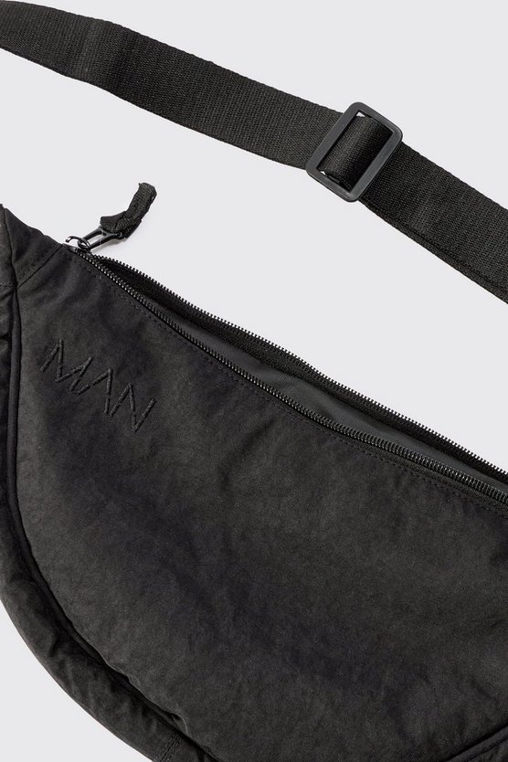 Man-Dash Basic Nylon-Umhängetasche
