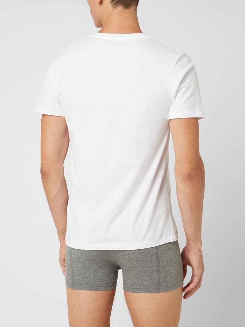 Comfort Fit T-Shirt im 2er-Pack in weiß