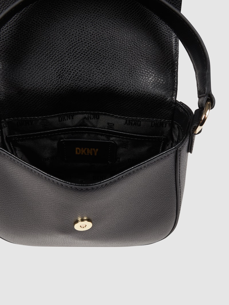 Handtasche aus Leder Modell 'Immy' in schwarz