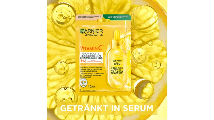 Garnier Skin Active Hydra Bomb Tuchmaske VITAMIN C