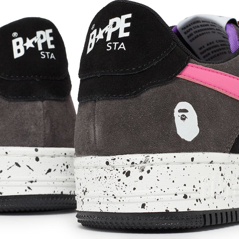 A Bathing Ape Bape Sta #2 M1 black x pink