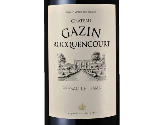 Château Gazin Rocquencourt Rouge 2015 Bordeaux Pessac-Léognan