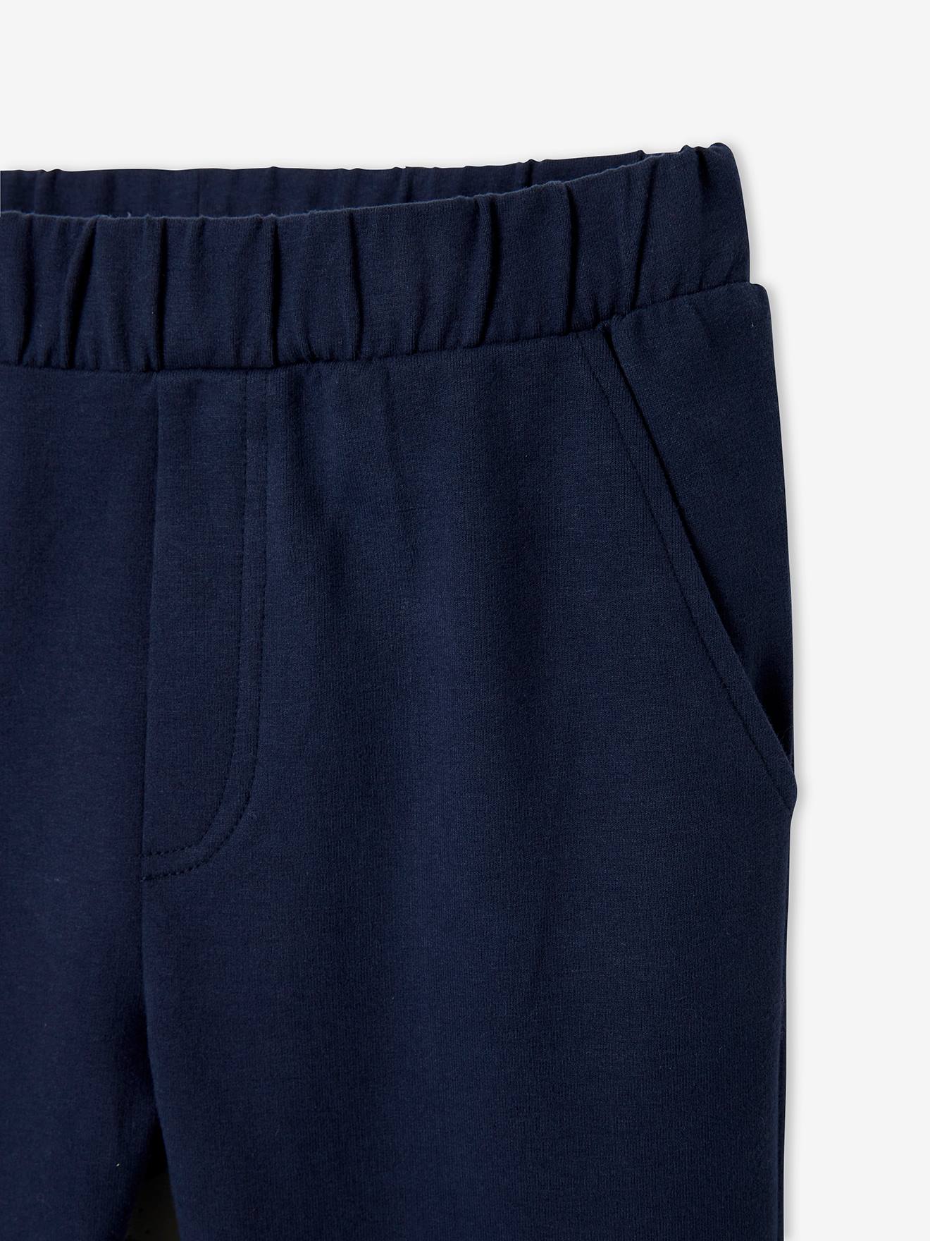 Pantalon jogging foot garçon encre