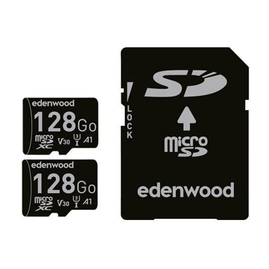 PACHET EDENWOOD - Set de 2 carduri MicroSD 128GB