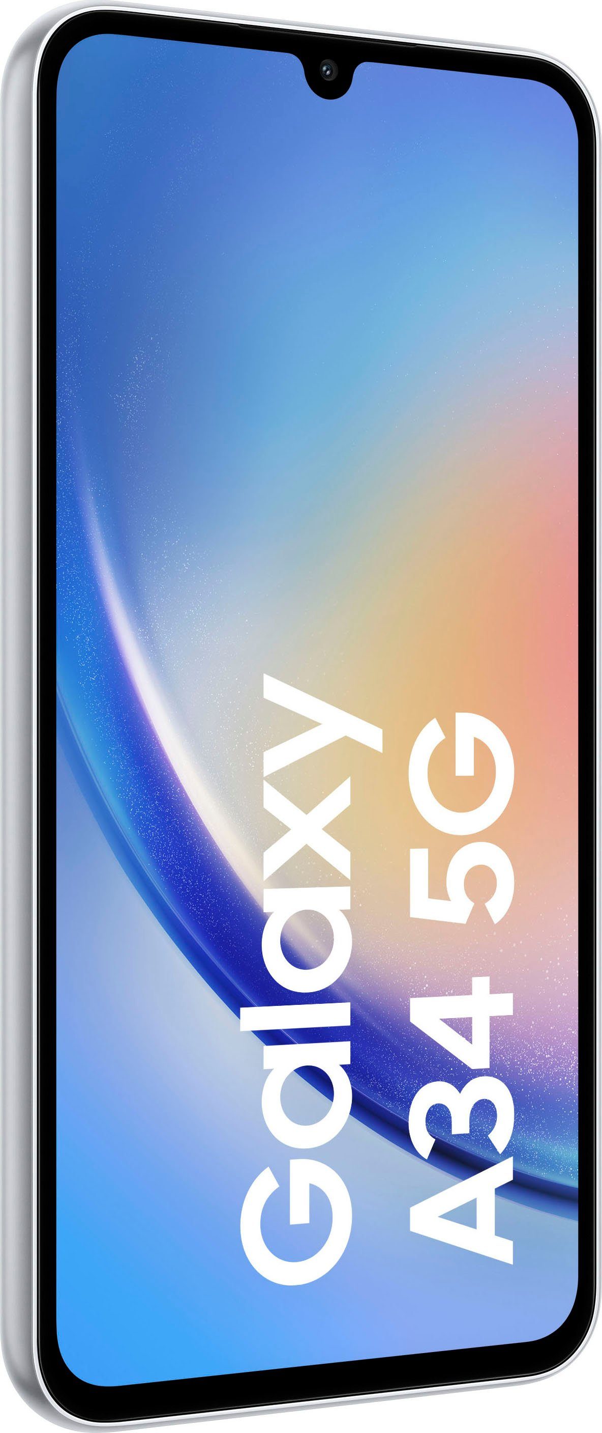 Samsung Galaxy A34 5G 256GB Smartphone (16,65 cm/6,6 Zoll, 256 GB Speicherplatz, 48 MP Kamera)