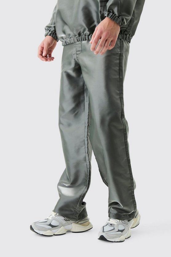 Metallic Nylon Cargohose