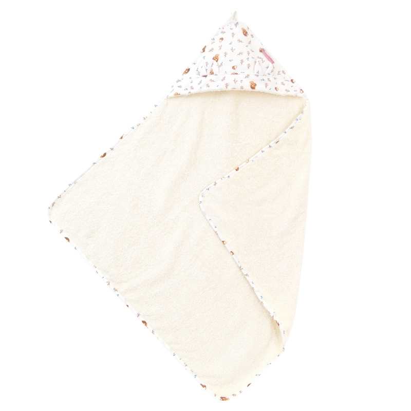 Cape de bain écureuil Noisette