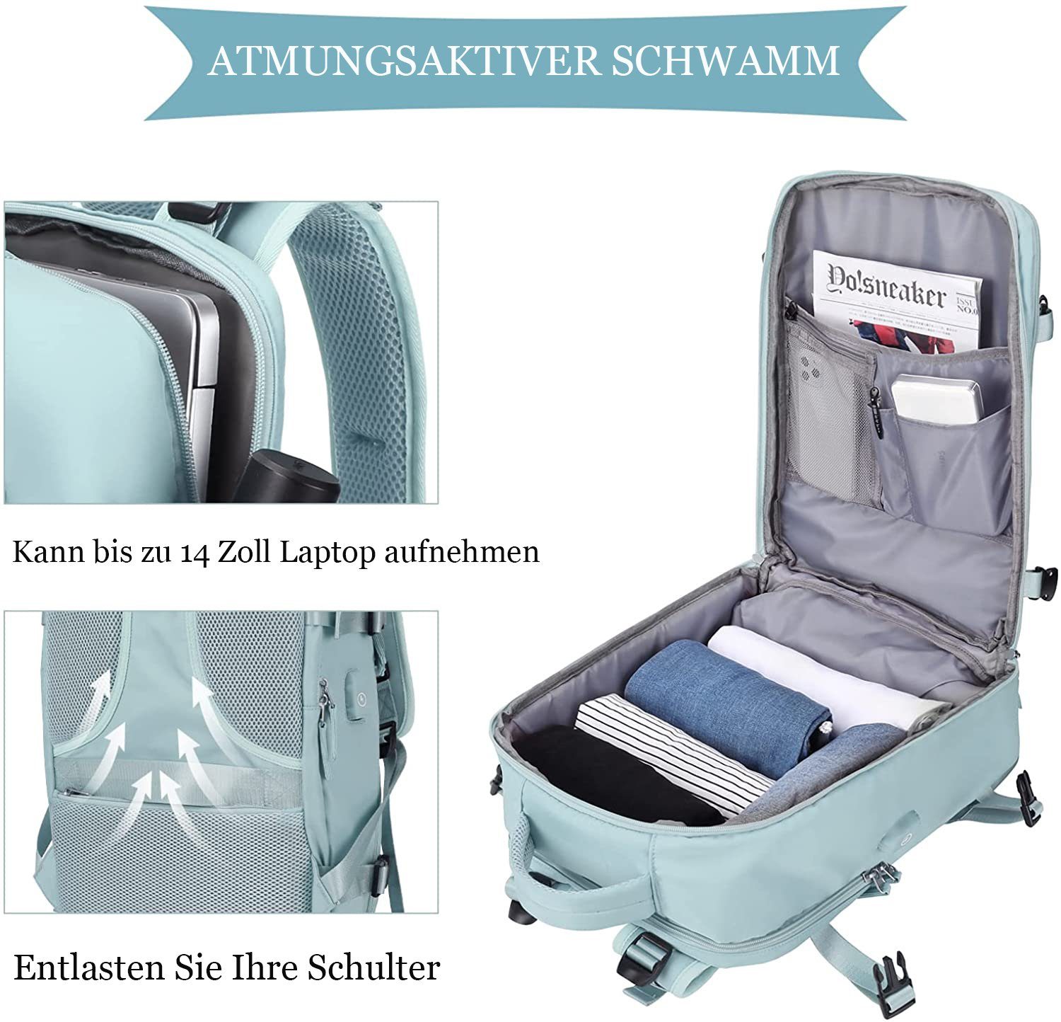 FeelGlad Reiserucksack Outdoor-Sportarten, Handgepäck