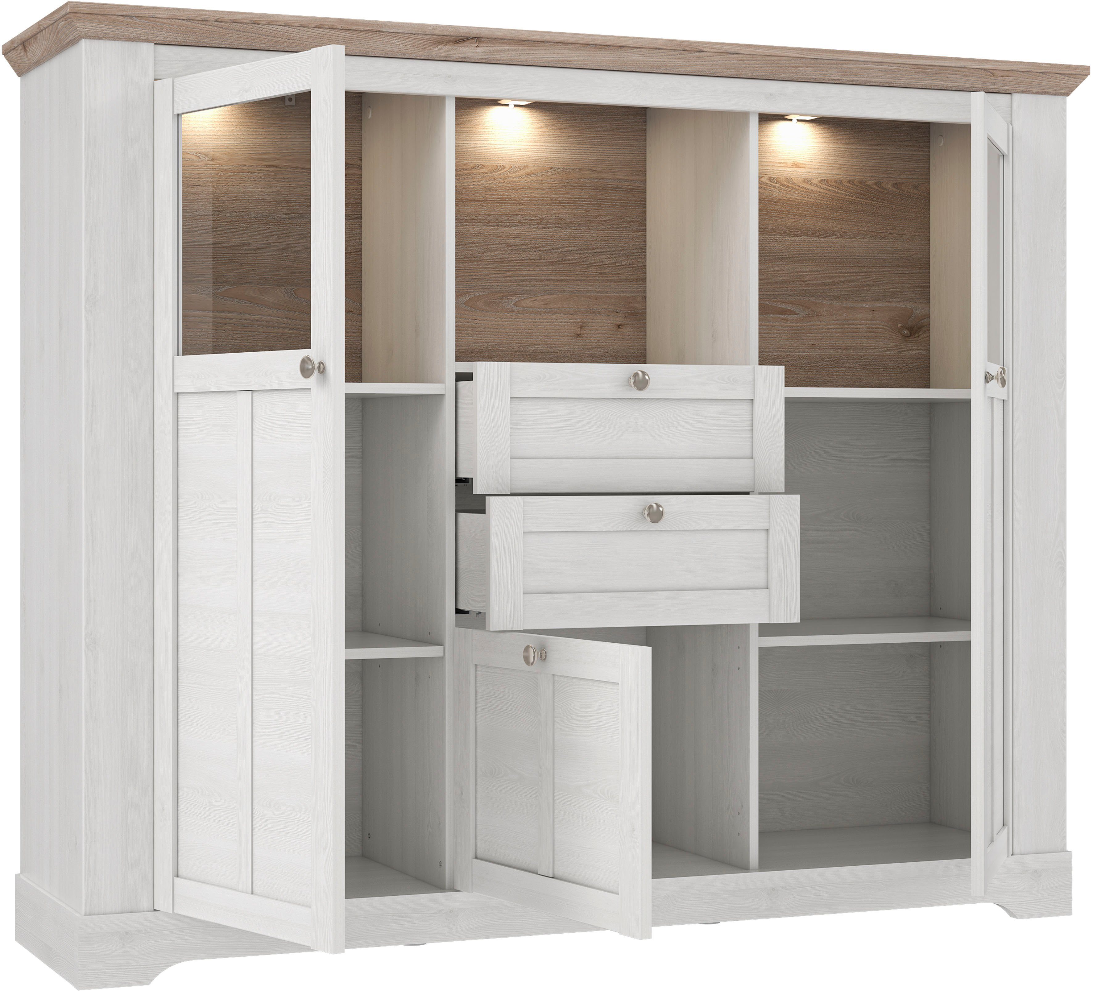 FORTE Highboard Iloppa, Höhe ca. 136 cm
