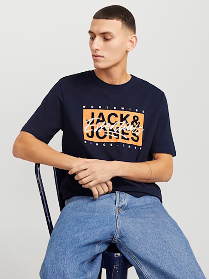 Jack & Jones Shirt in Dunkelblau günstig kaufen