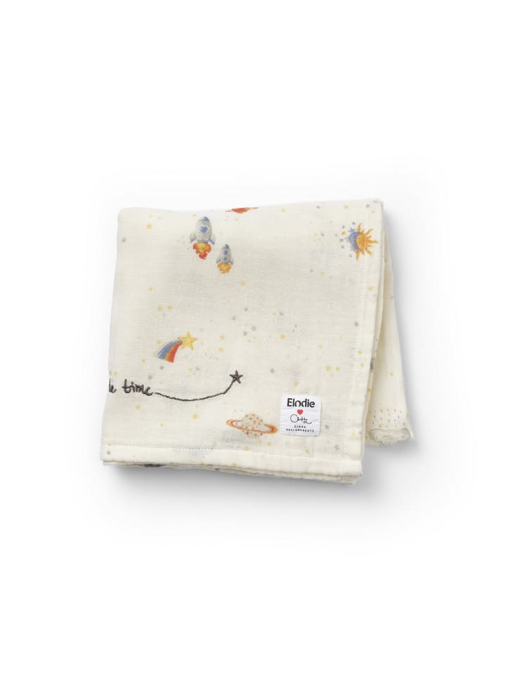 Elodie Details Bambus Musselin Decke - Playground Spaceland in Bunt 80 x 80 günstig kaufen onesize