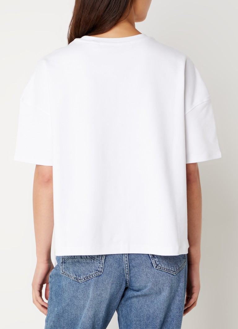 Daily Paper Desta T-shirt with logo embroidery and drawstring