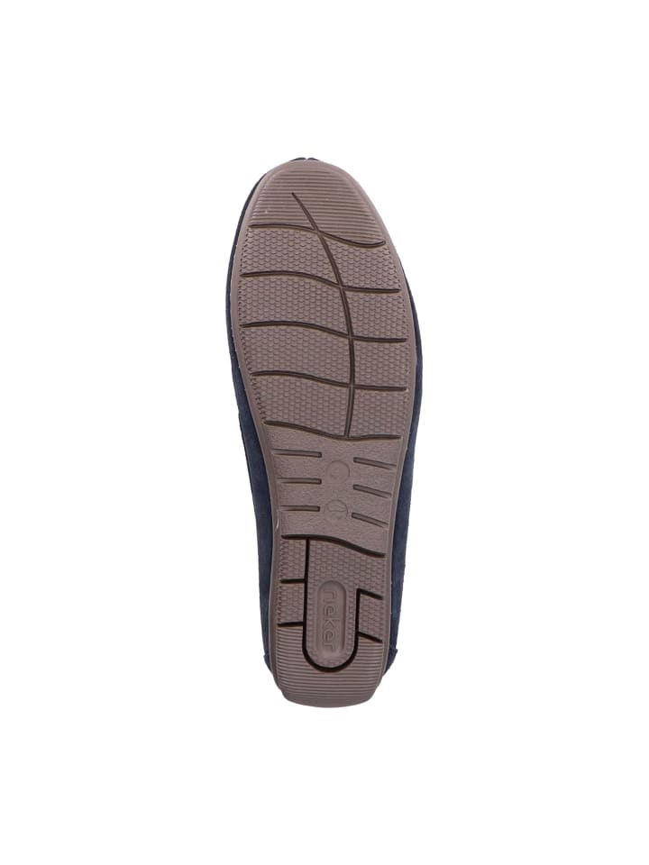 rieker Klassische Slipper in Blau günstig kaufen