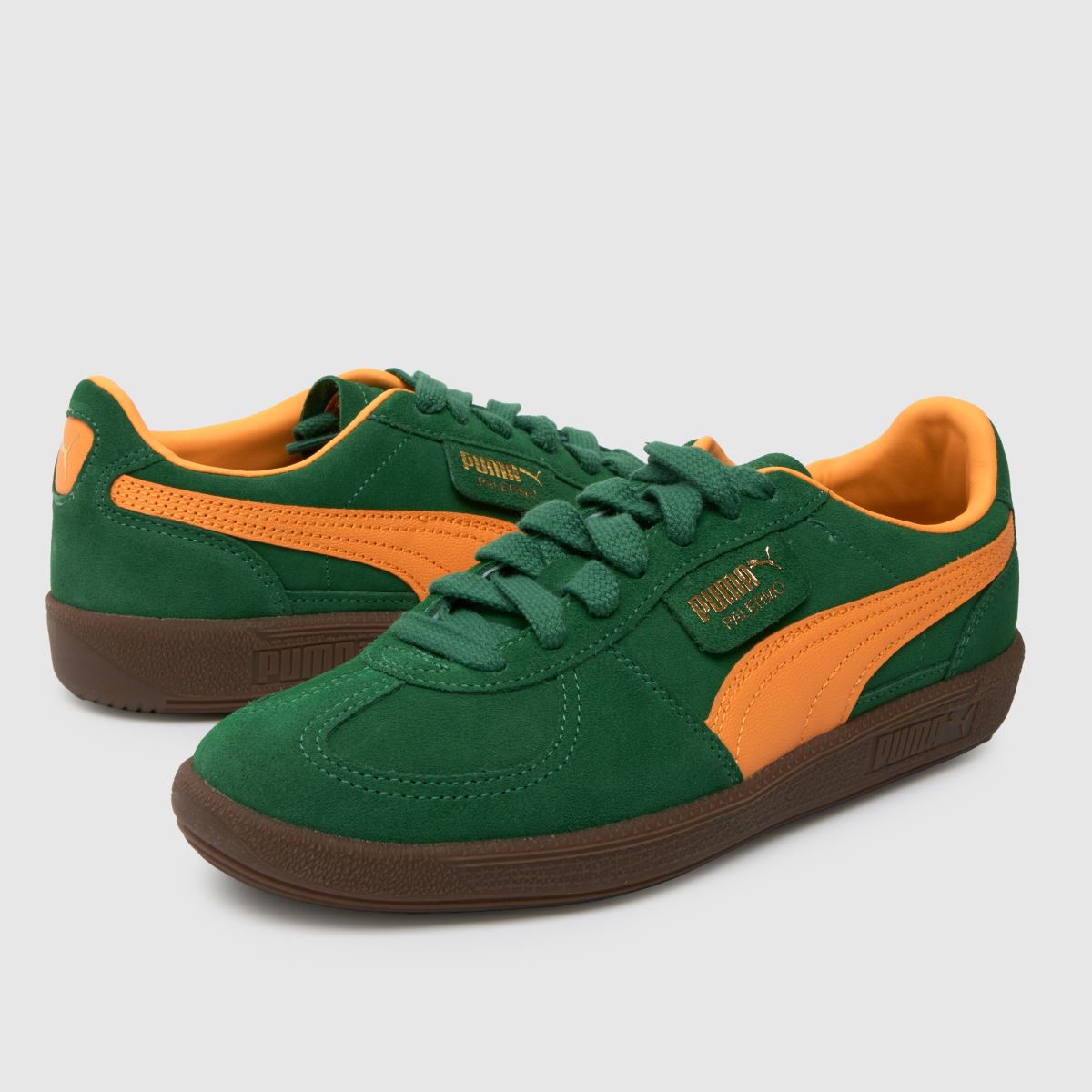 PUMA – Palermo – Grönt/Multifärgat mönster