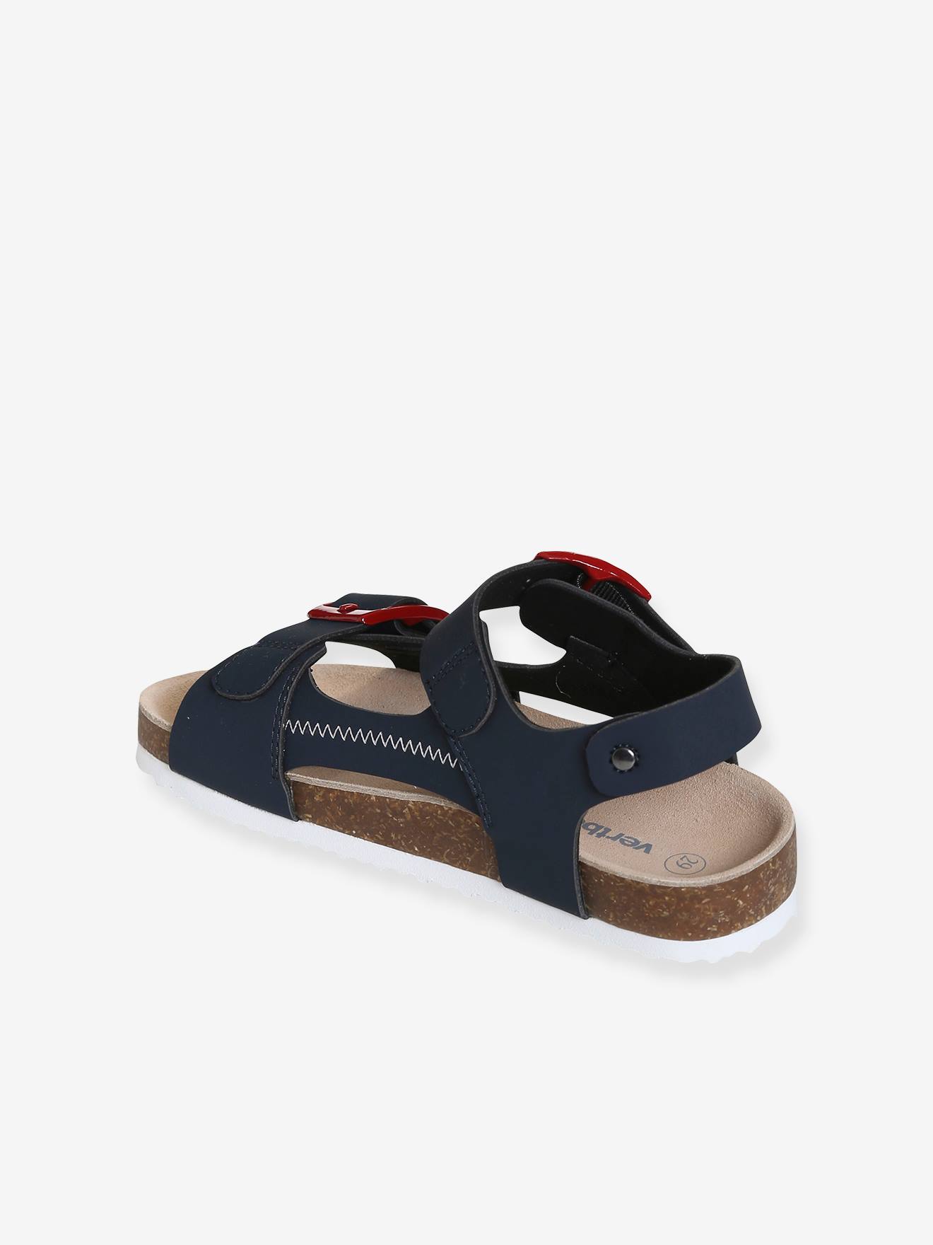 Vertbaudet Jungen Sandalen - braun bedruckt/dinos