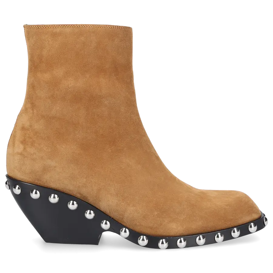 Khaite - Stiefeletten F1052 Veloursleder - braun
