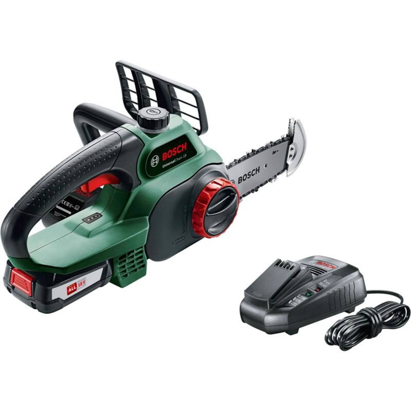 Bosch Kettensäge UniversalChain 18 06008B8000 Grün, Schwarz