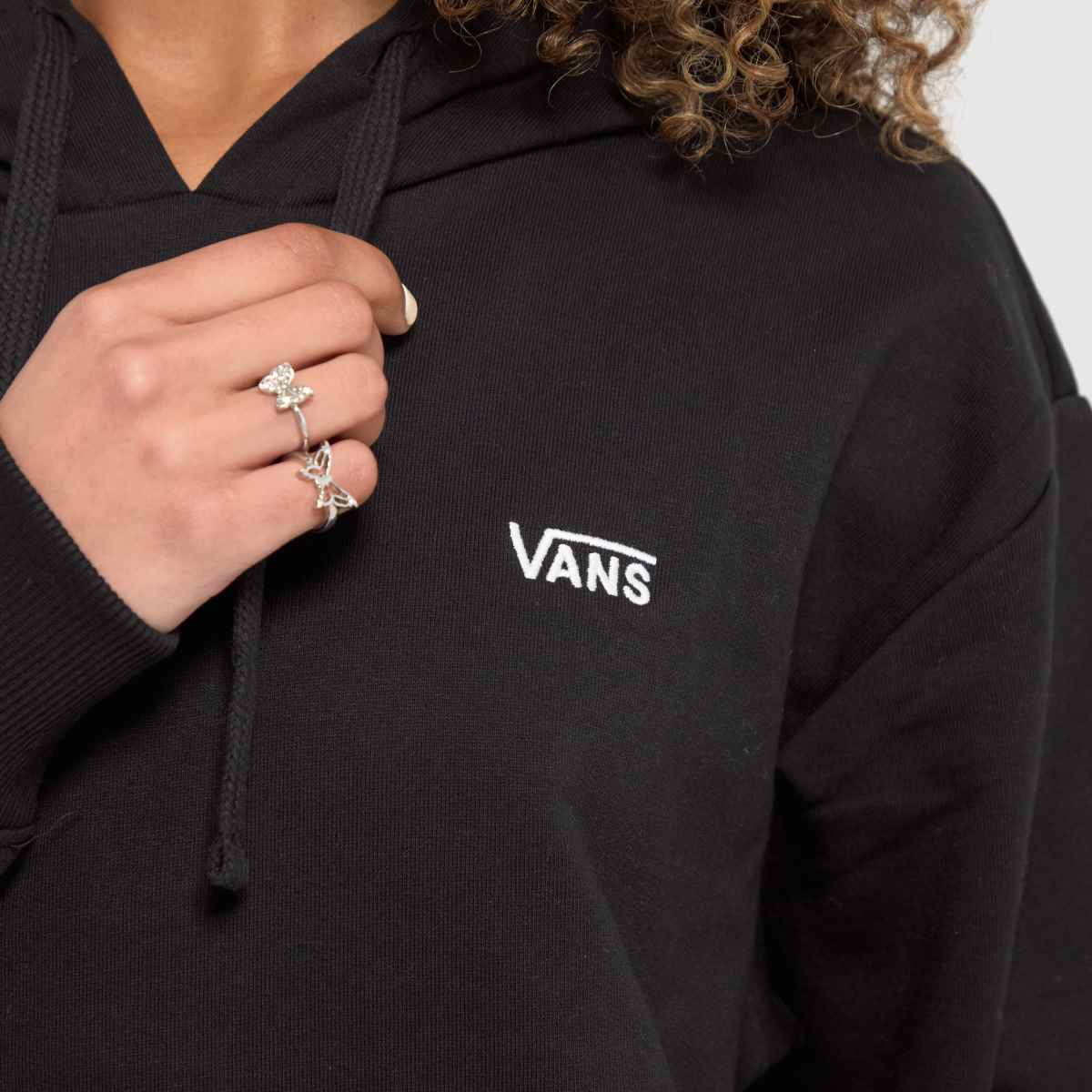 Vans – Flying v emea – Svart och vit huvtröja
