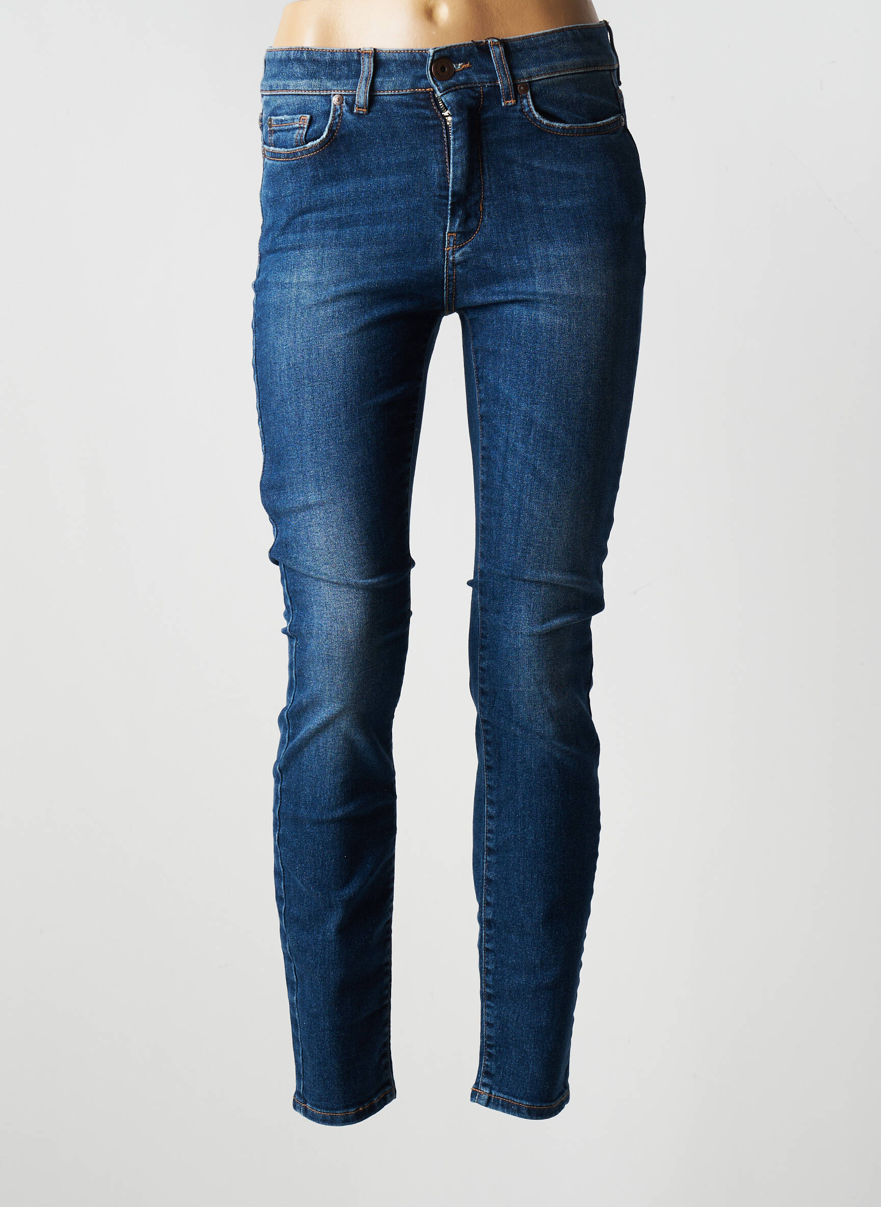 Weekend Maxmara Jeans Skinny Femme couleur bleu