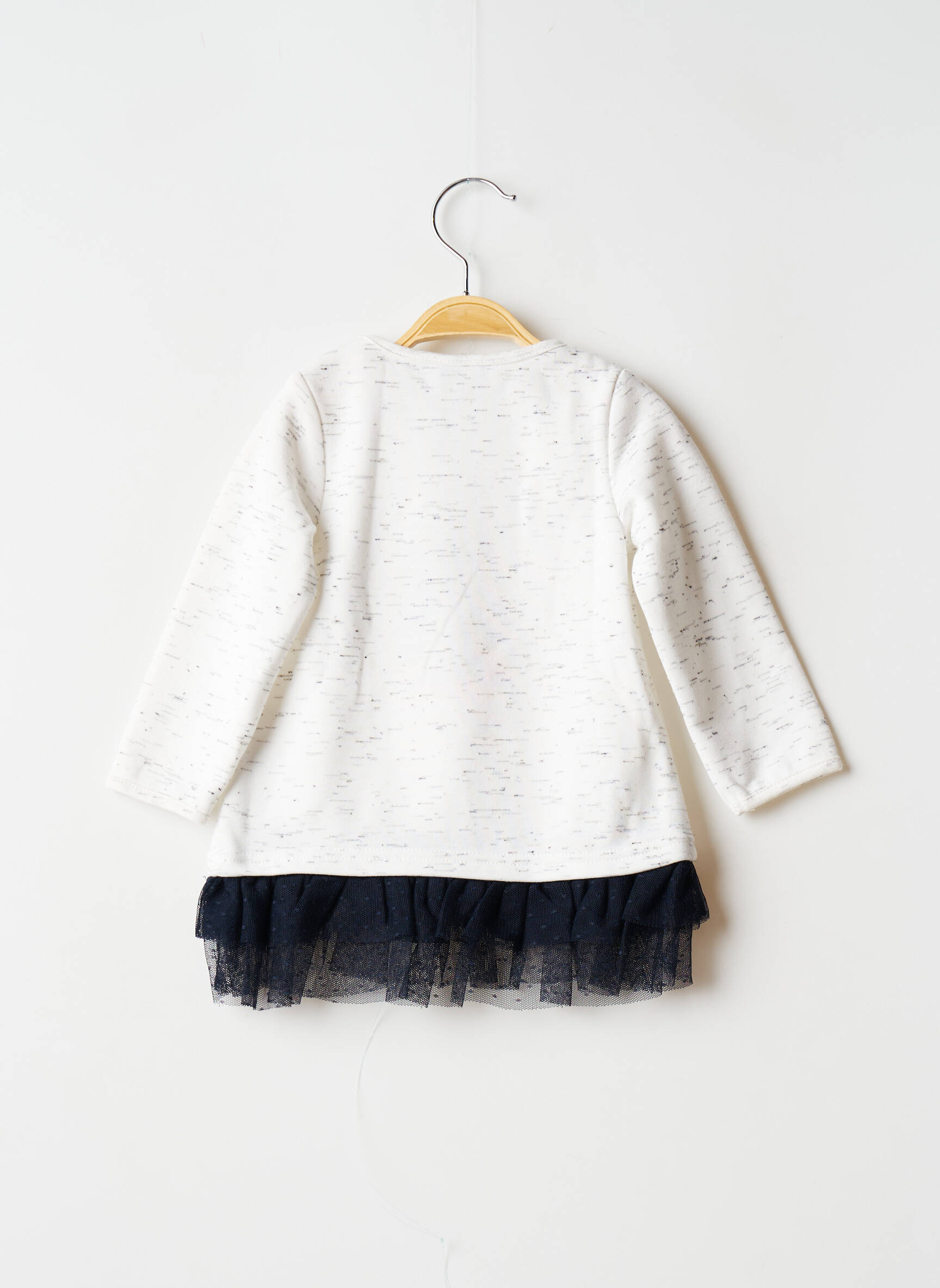 3 Pommes Robes Mi Longues Fille couleur blanc