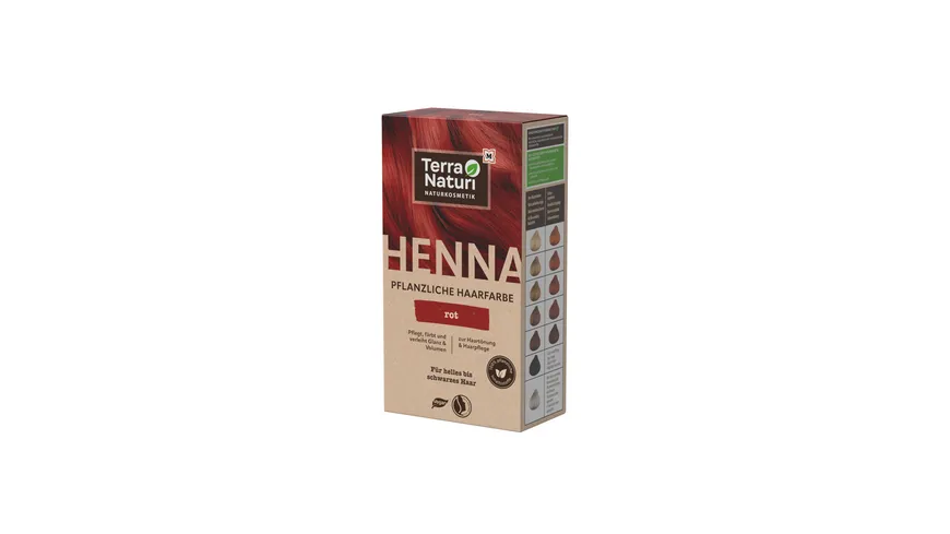 Terra Naturi Henna Pflanzliche Haarfarbe 100 g rot - rot