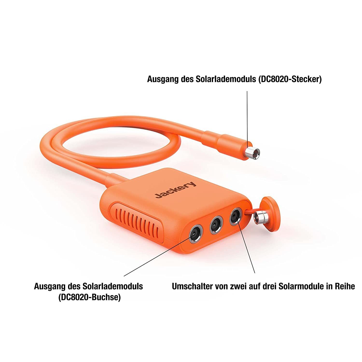 Jackery Stromerzeuger Verbinder Anschluss von Powerstation mit Panel, (1-tlg)