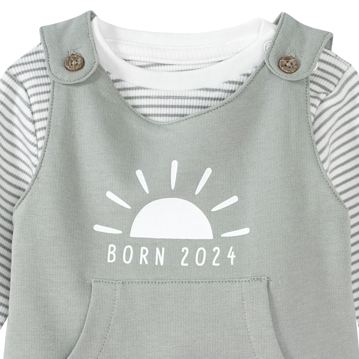 Newborn Strampler und Langarmshirt Born 2024