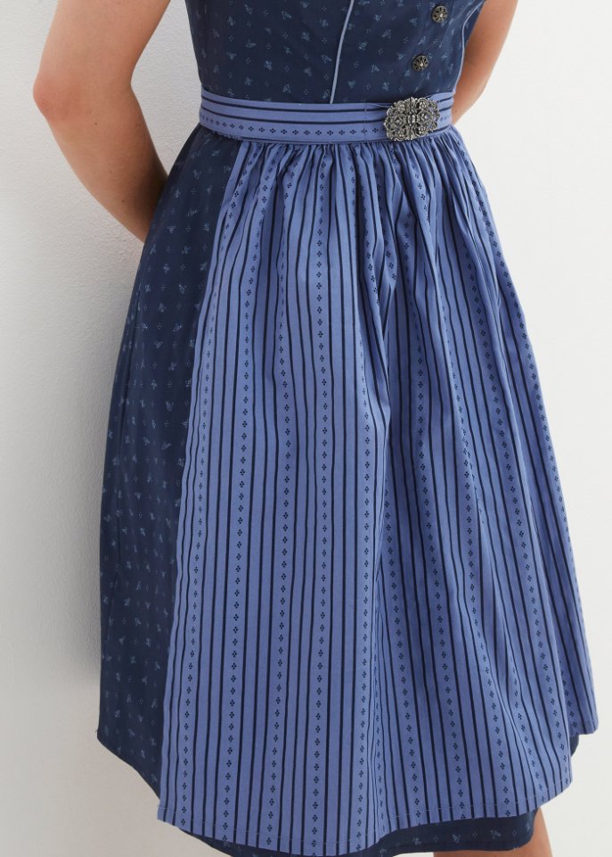 Trachtenkleid mit Schürze, knieumspielend (2-tlg.Set)