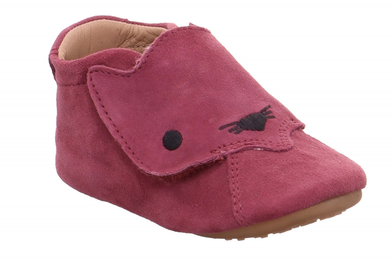 PAPAGENO - PinkHausschuh mit Klettverschluss