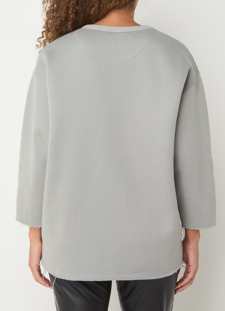 10DAYS  Statement sweater met logoborduring