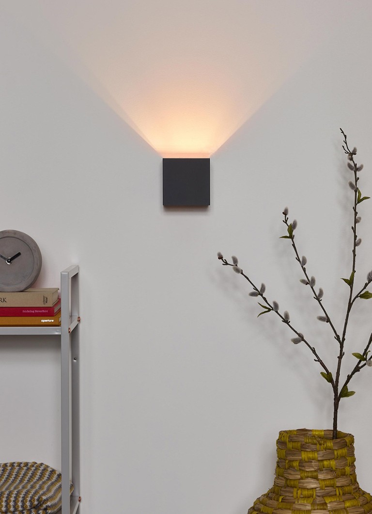 Kinkiet LED Lucide Xio kwadratowy, 10 x 10 x 10 cm