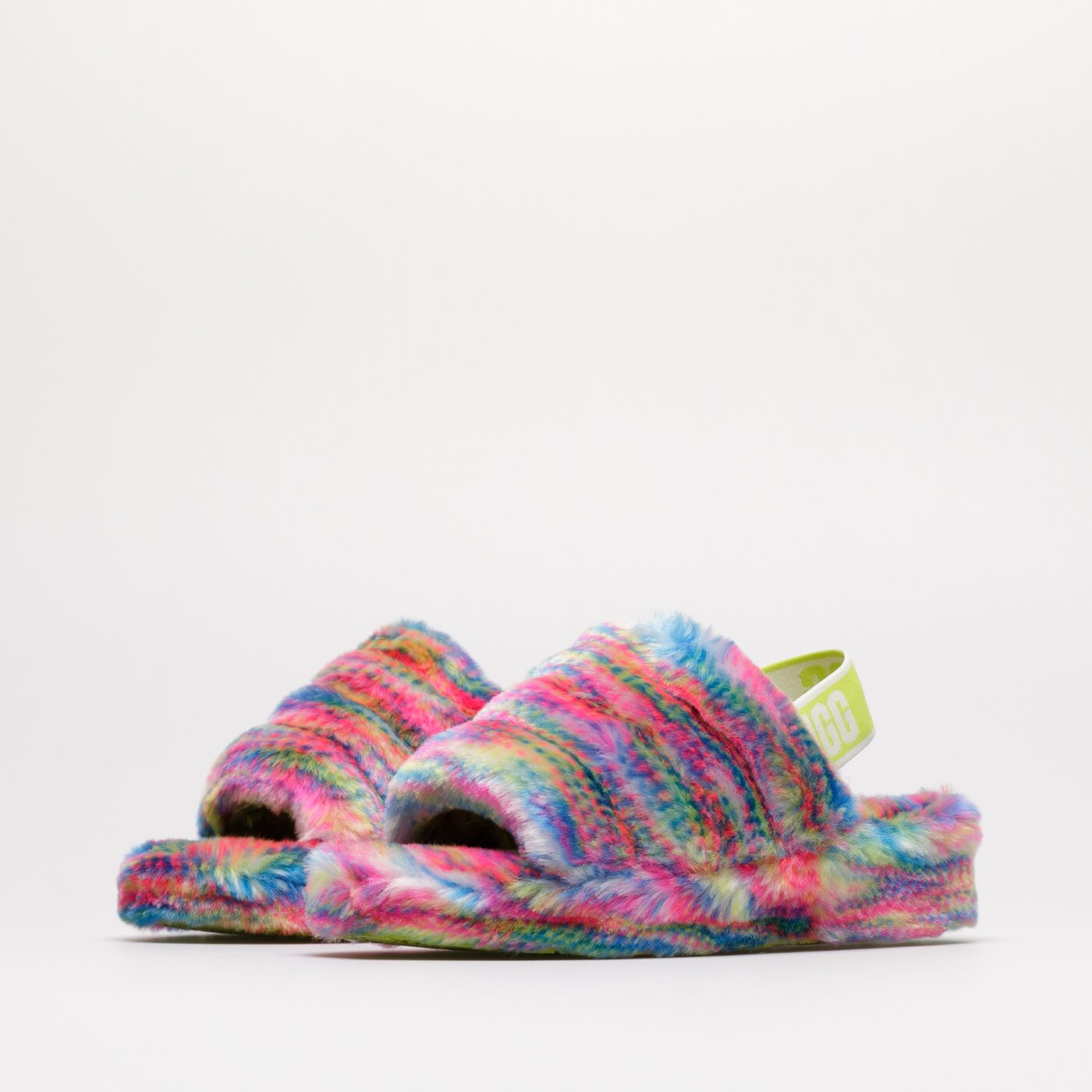 UGG FLUFF YEAH PIXEL Weiß