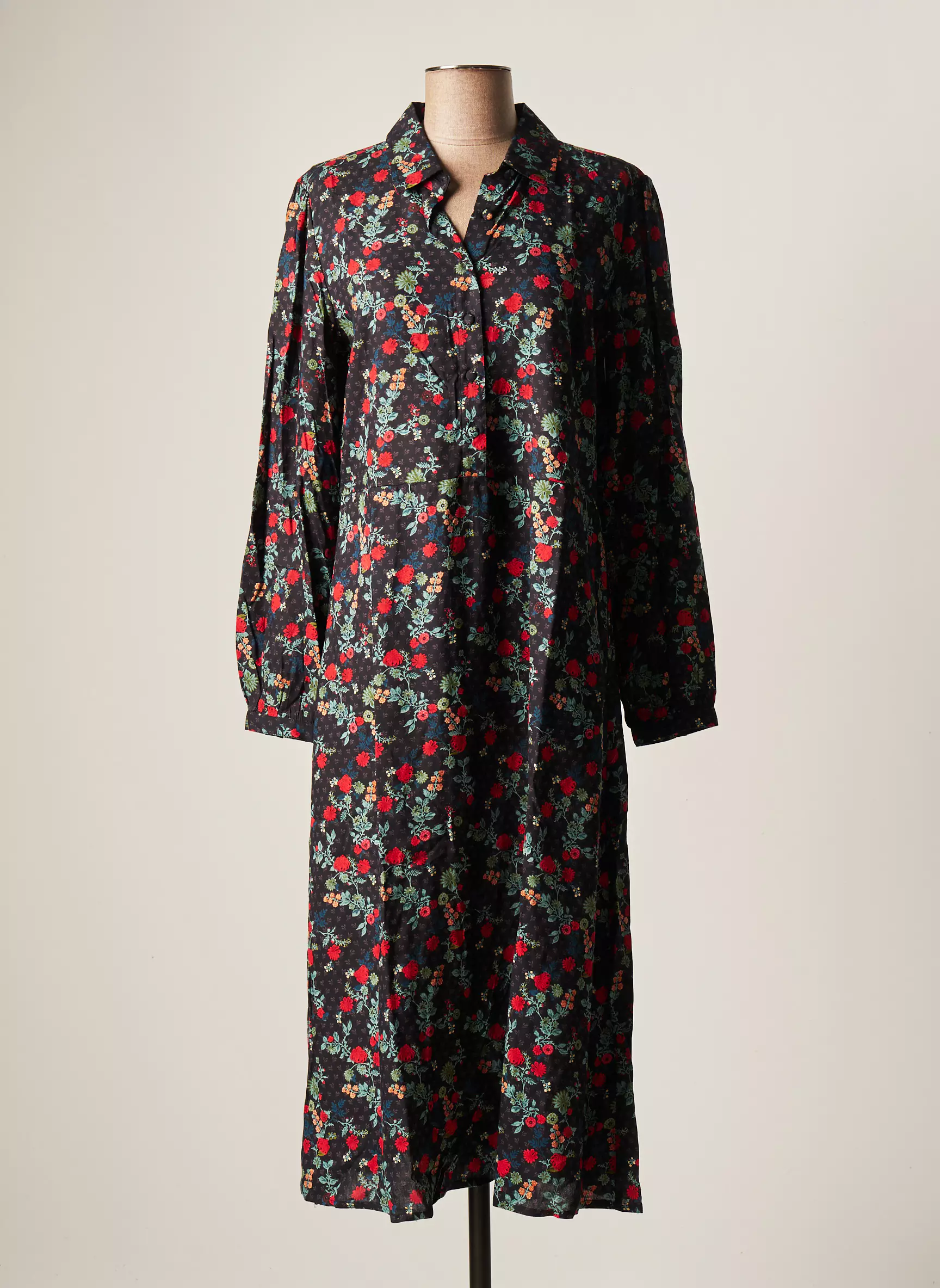 Agathe   Louise Robes Mi Longues Femme couleur bleu