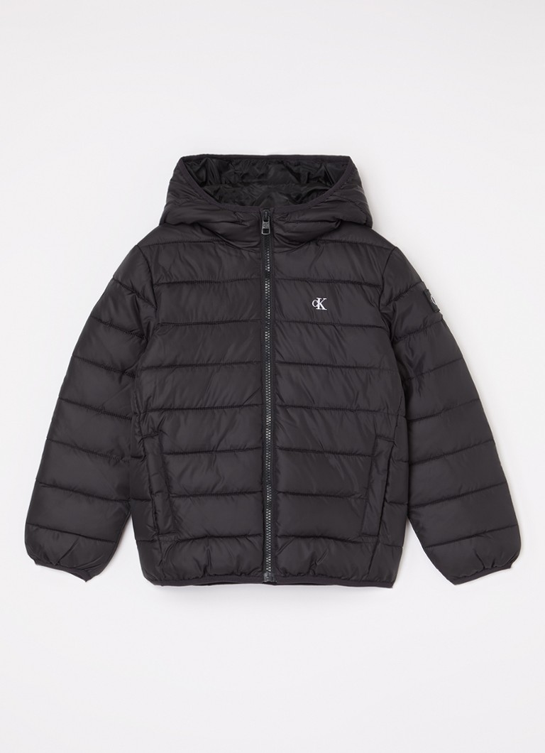 Jachetă matlasată Calvin Klein cu logo brodat