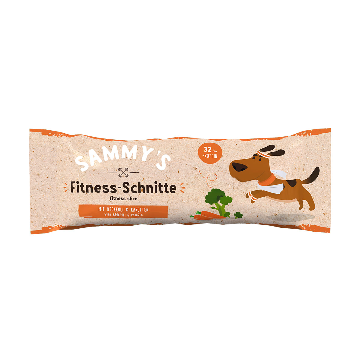 Sammy´s Fitness-Schnitte mit Brokkoli & Karotten bei ZooRoyal