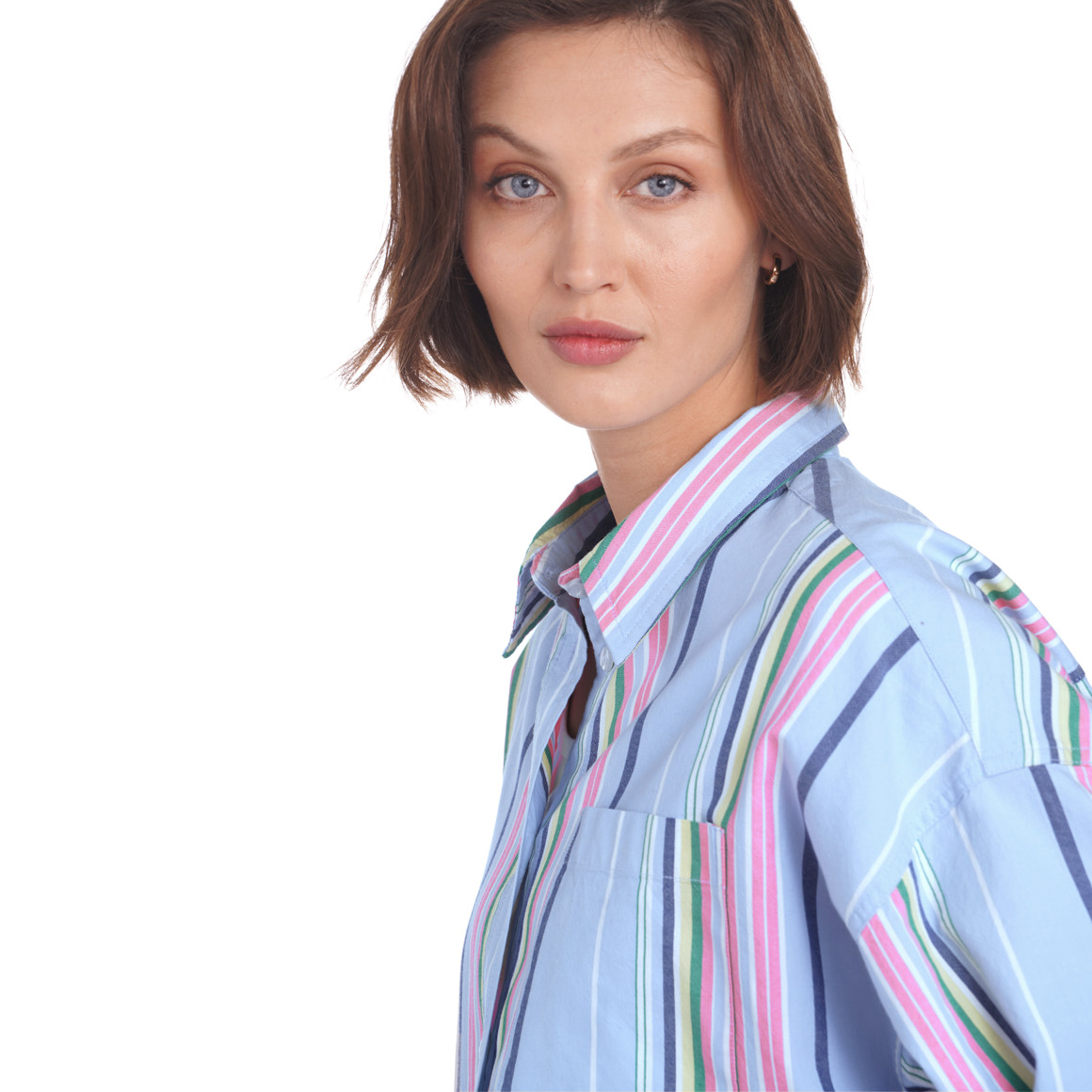 Damen Hemdbluse im Oversized-Look