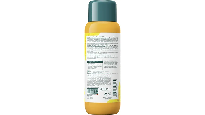Kneipp Aroma-Pflegeschaumbad Muskel Entspannung 400 ml