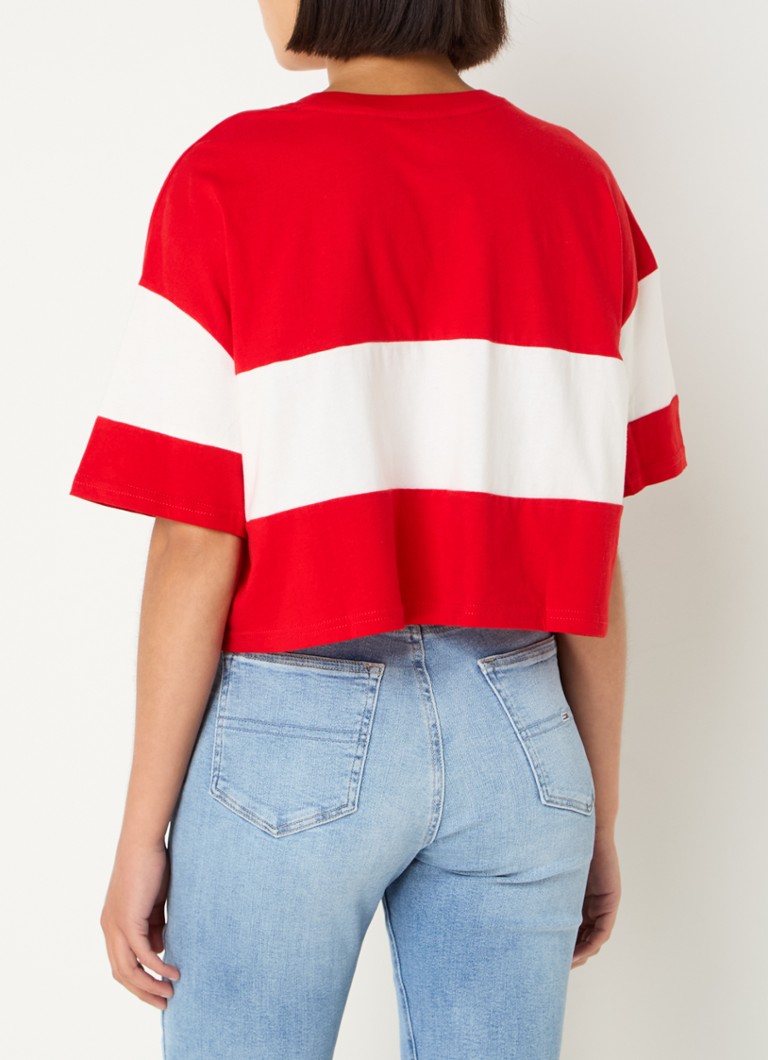 Tommy Hilfiger Cropped T-shirt with logo embroidery