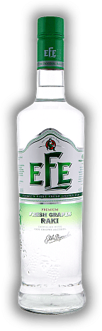 Raki Efe Fresh Grapes Raki Efe Fresh Grapes Ein Premium-Raki aus frischen Trauben. 0,7	 Liter - Vol 45%