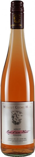 2019 Merlot Rosé d'une Nuit feinherb - Weingut Georg Heim