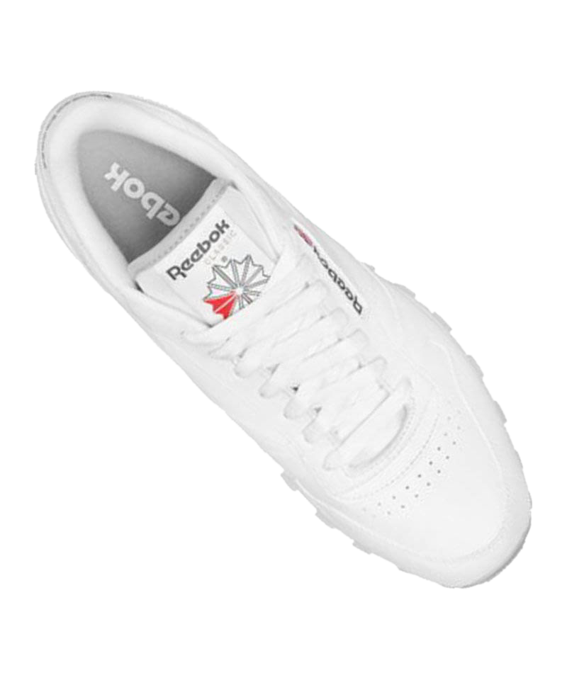 Reebok Classic Leather Sneaker Weiss Grau
