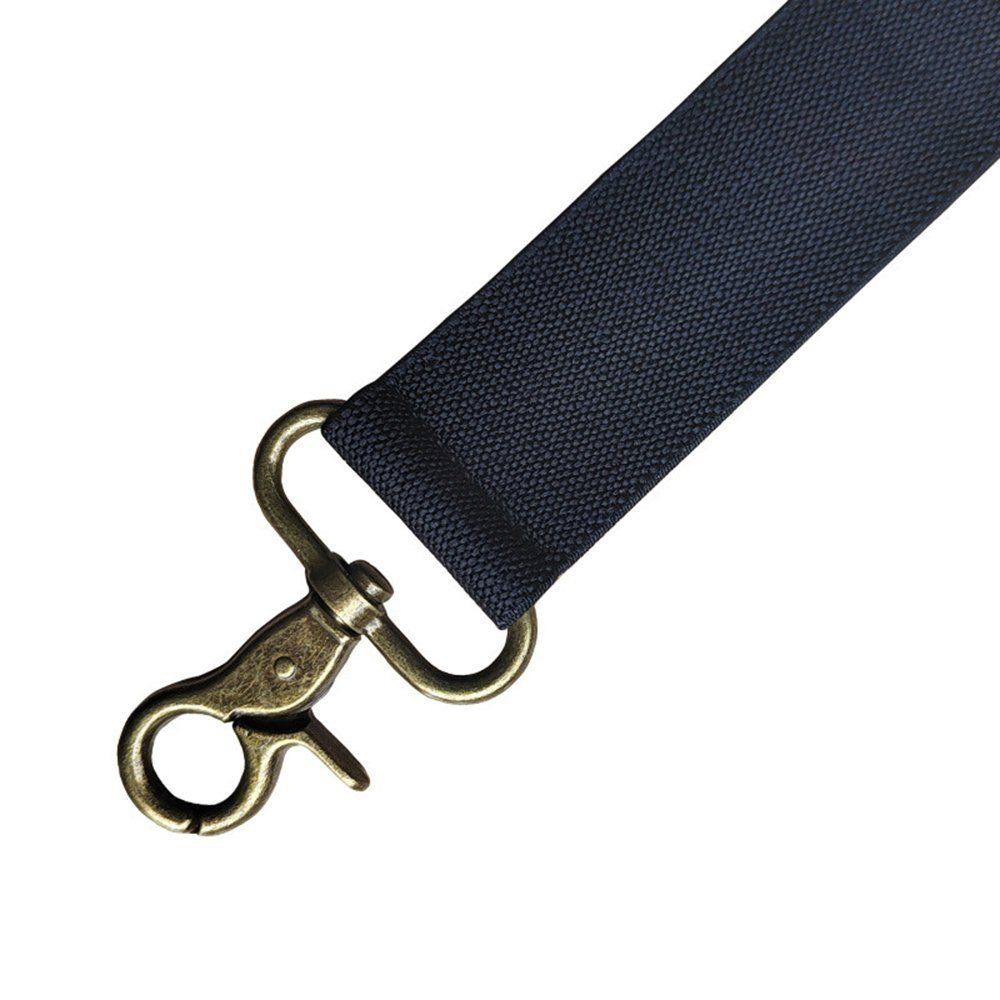 Gold Crest Hosenträger Hosenträger Unisex mit 4 starken Clips elastisch einstellbar Länge (1-St)