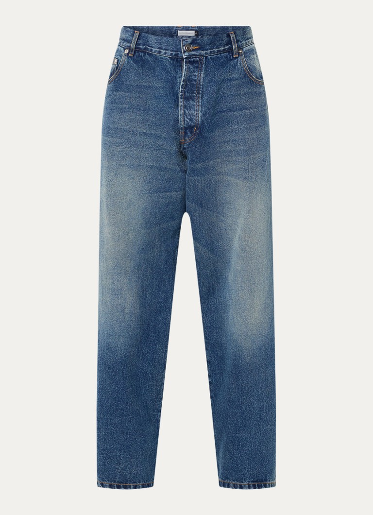 Pop Trading Company Wide leg jeans with medium wash