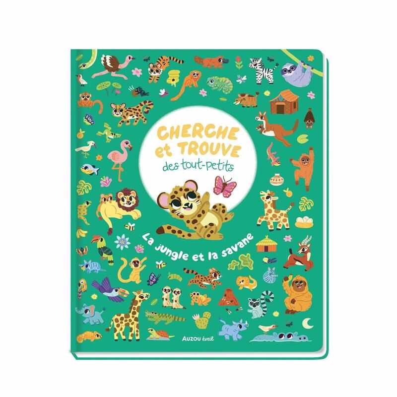 Livre Cherche et trouve des tout-petits, la jungle et la savane - Auzou