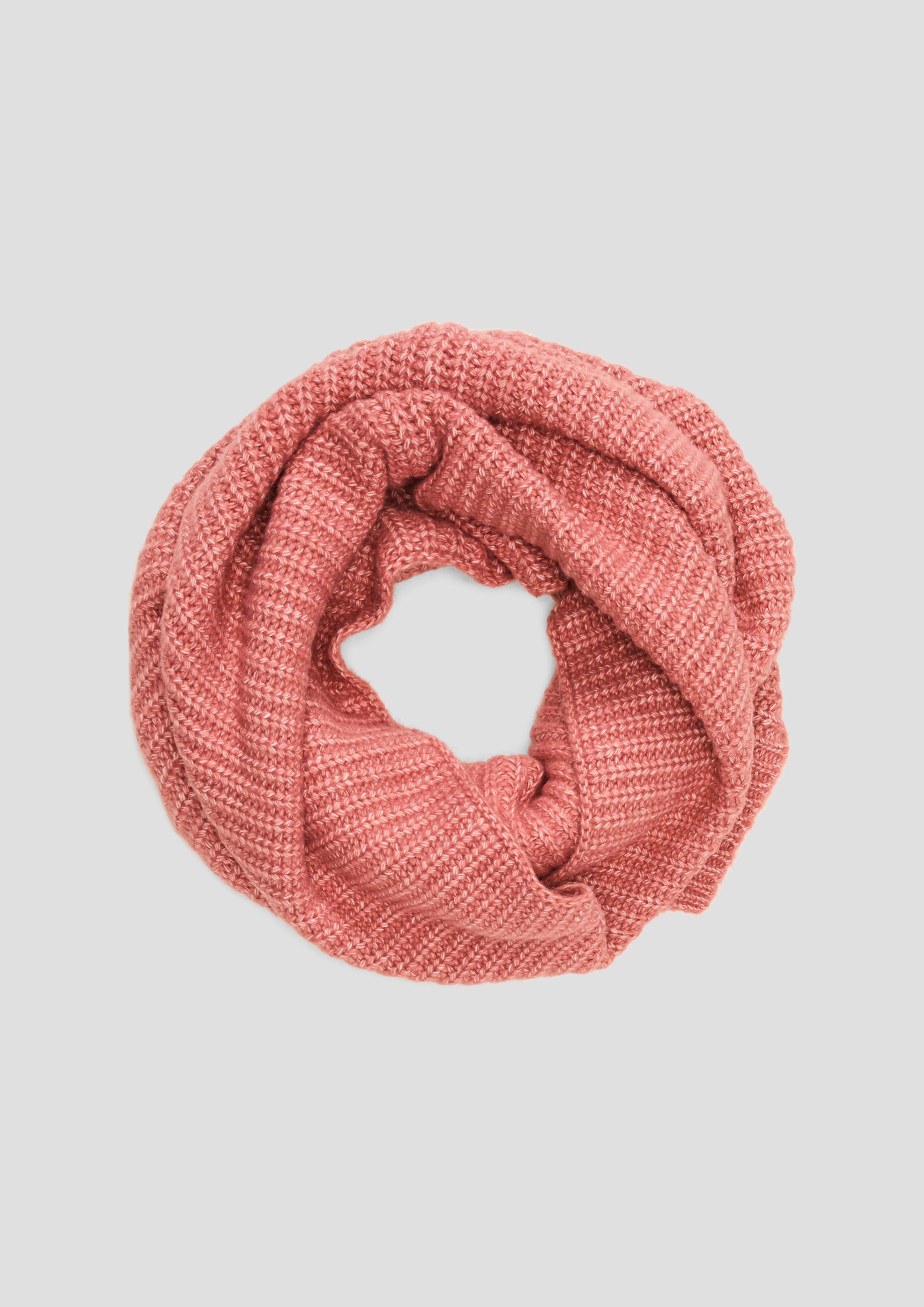Loop-Schal in Rippstrick mit Wolle  2137712-20X1