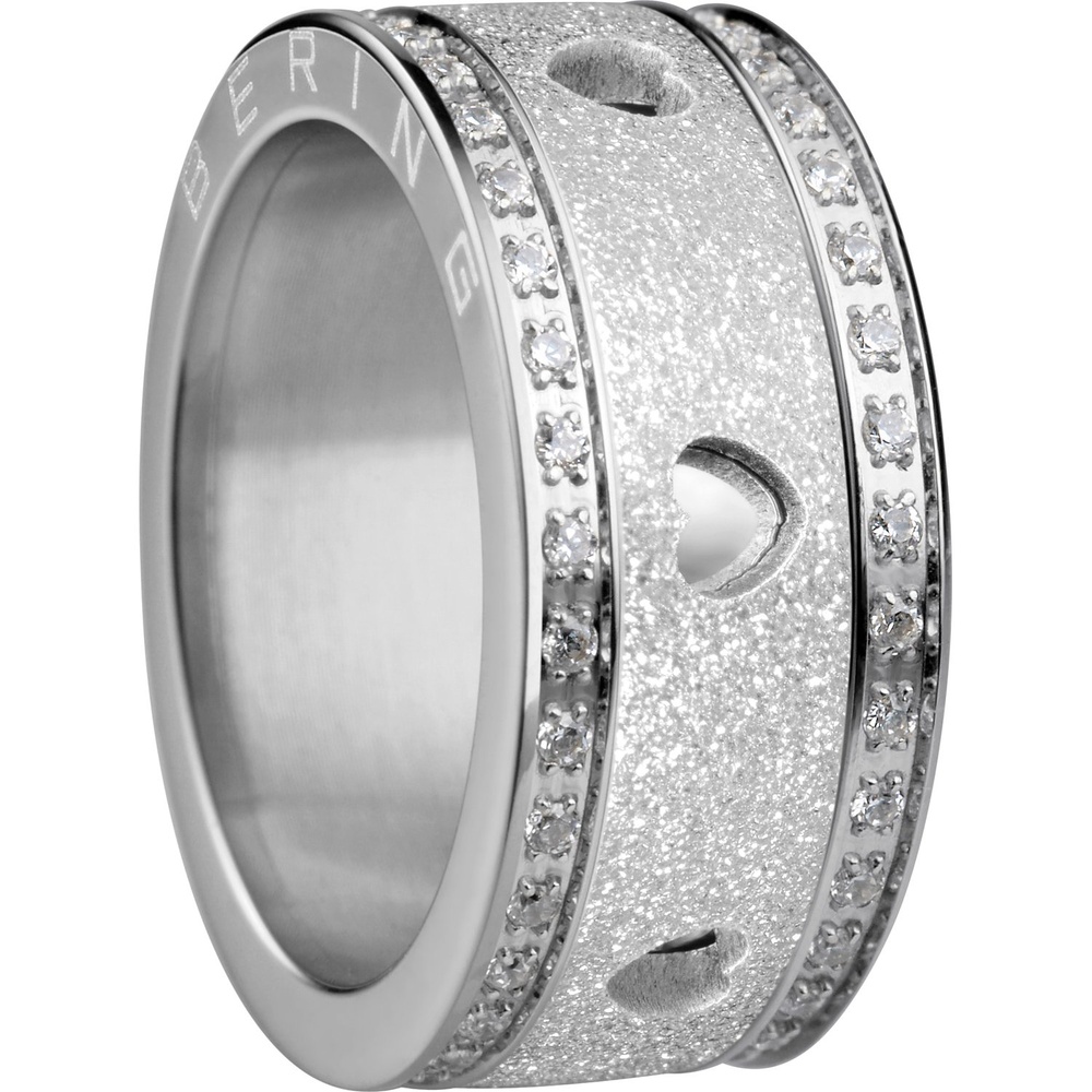 Bering Bague en acier inoxydable Acier inoxydable argent Bague